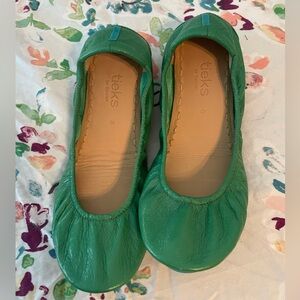 Tieks Women’s Clover Green Ballet Flats